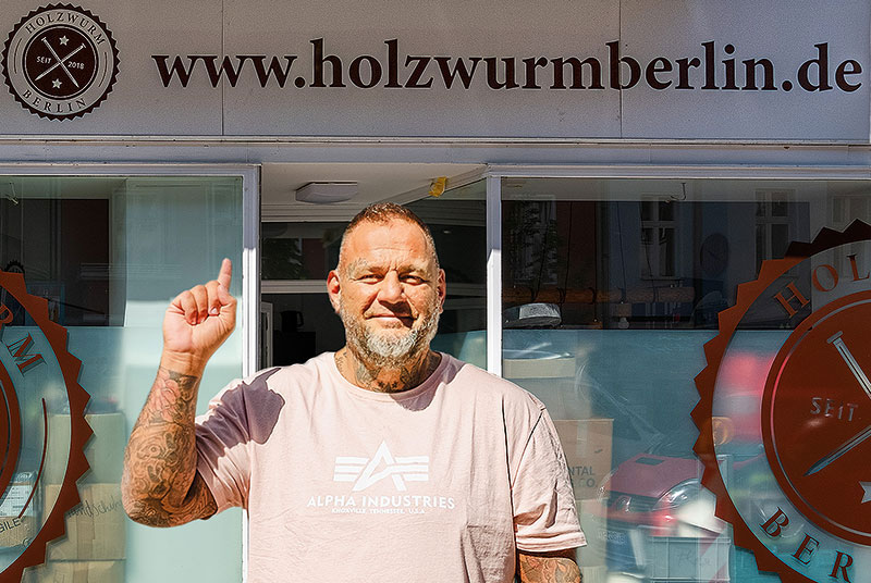 Foto von Marco Fledersbacher von der Firma Holzwurmberlin