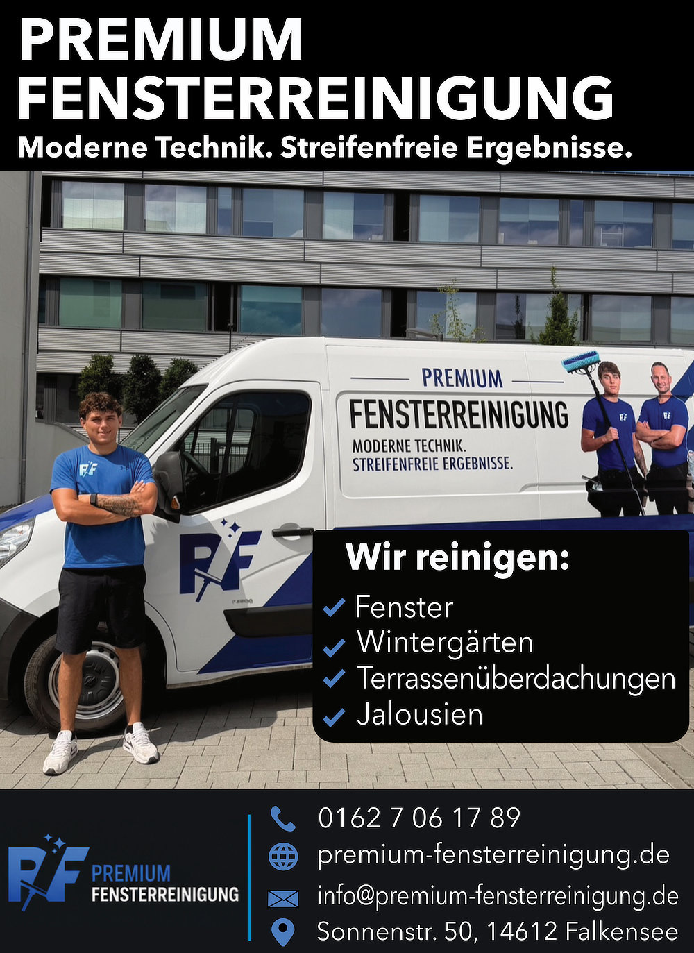 Foto von Julien Ranft von der Firma Premium Fensterreinigung Foto von Julien Ranft von der Firma Premium Fensterreinigung