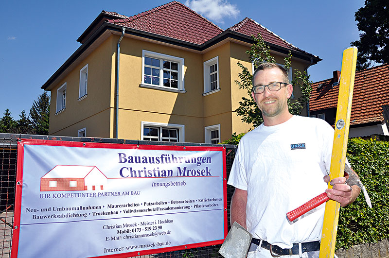 Foto von Christian Mrosek von der Firma Bauausführungen Christian Mrosek