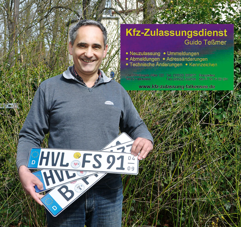 Foto von Guido Teßmer von der Firma Kfz-Zulassungsdienst Guido Teßmer