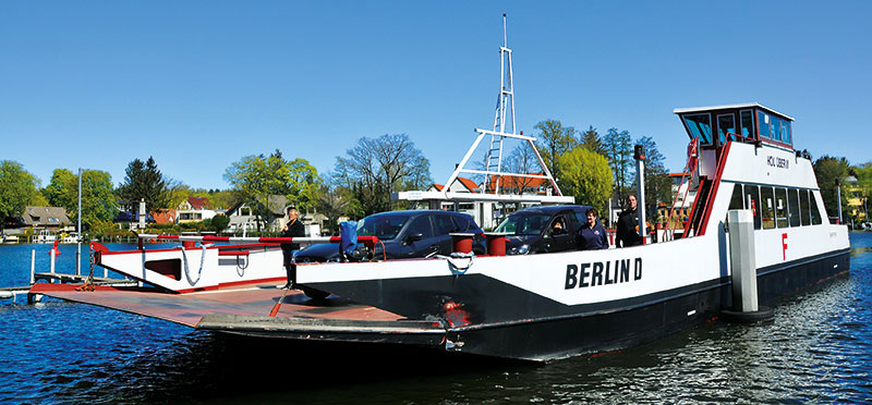 Foto von Wolfgang Burchardi und Andreas Burchardi von der Firma Autofähre Burchardi