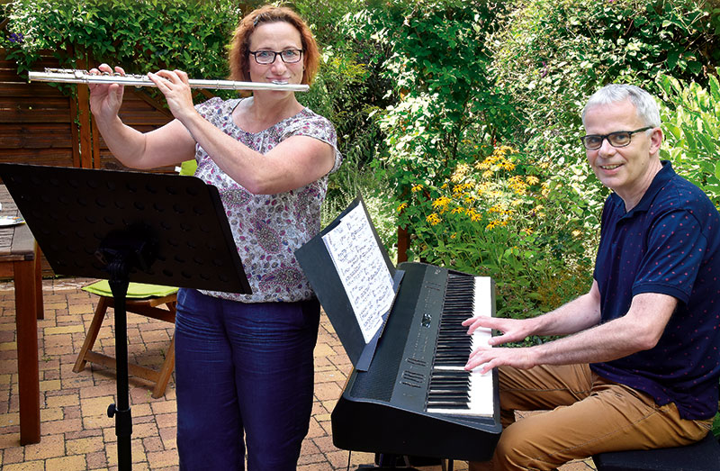 Foto von Ulrike Ziechmann und Ricardo Ziechmann, „Duo Cariul“ und „Trio Surabile“, Brieselang