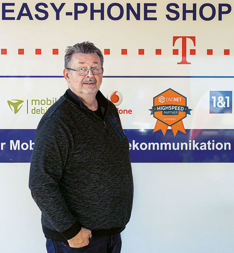 Foto von Andreas Leutner von der Firma Easy-Phone Shop Falkensee