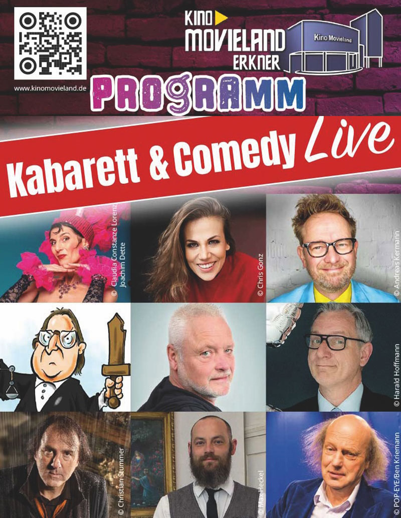 Foto von Marc Boehden und Moderator, Spatzenkino, Erkner Foto von Marc Boehden und Moderator, Spatzenkino, Erkner