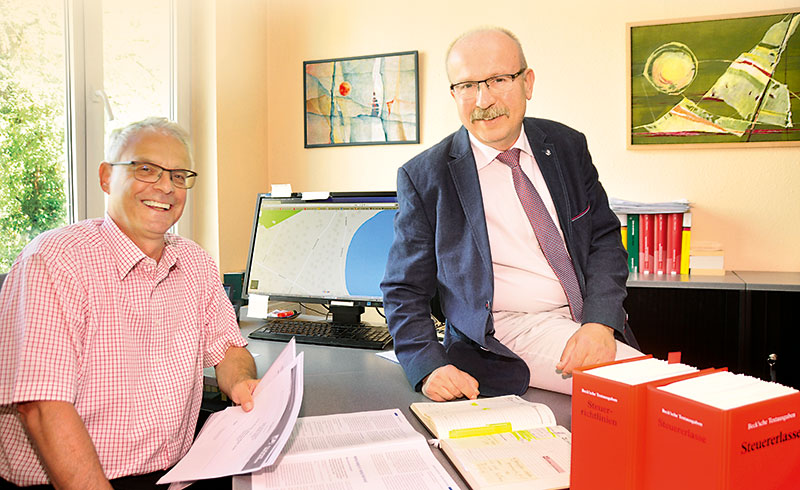 Foto von Andreas Weichert und Bernd-Jürgen Möller von der Firma Weichert, Möller & Kollegen GmbH