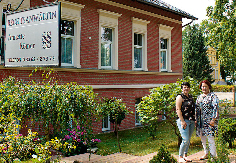 Foto von Annette Römer und Samantha Wesner von der Firma Römer und Wesner Rechtsanwälte in Bürogemeinschaft