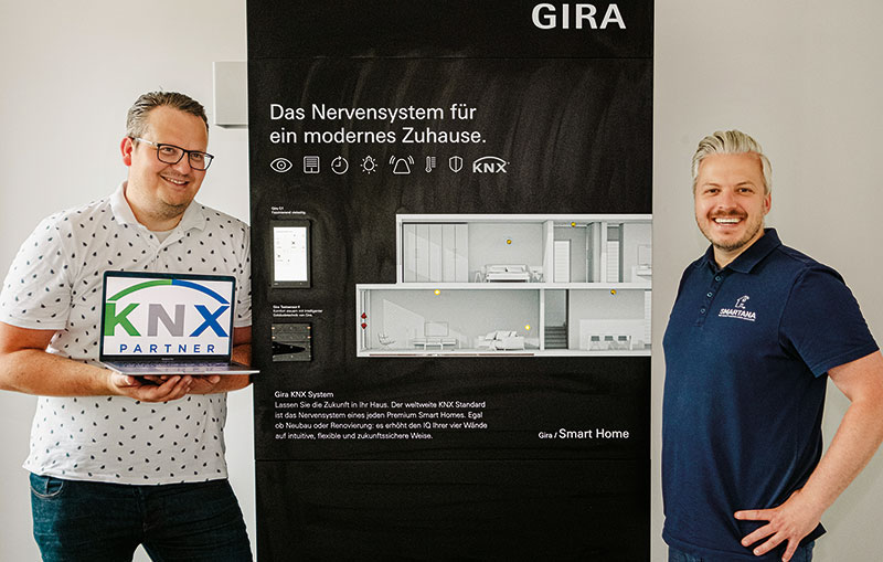 Foto von Björn Fredericksen und Pasqual Winsche von der Firma SMARTANA GmbH