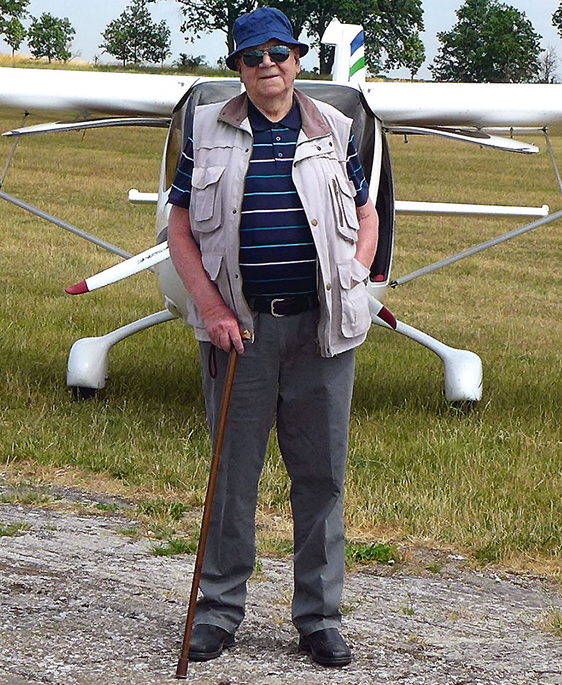 Foto von Karlheinz Sasse, 102-jähriger Falkenseer, Falkensee