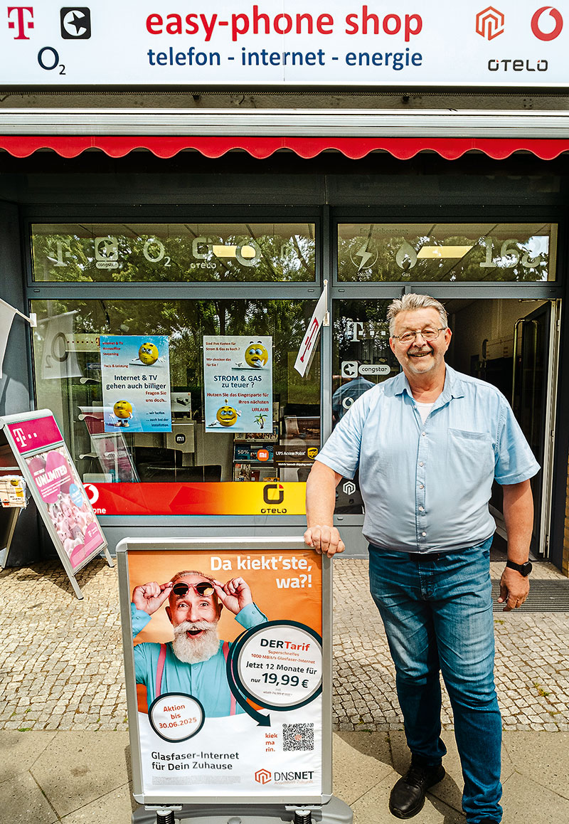 Foto von Andreas Leutner von der Firma Easy-Phone Shop Falkensee