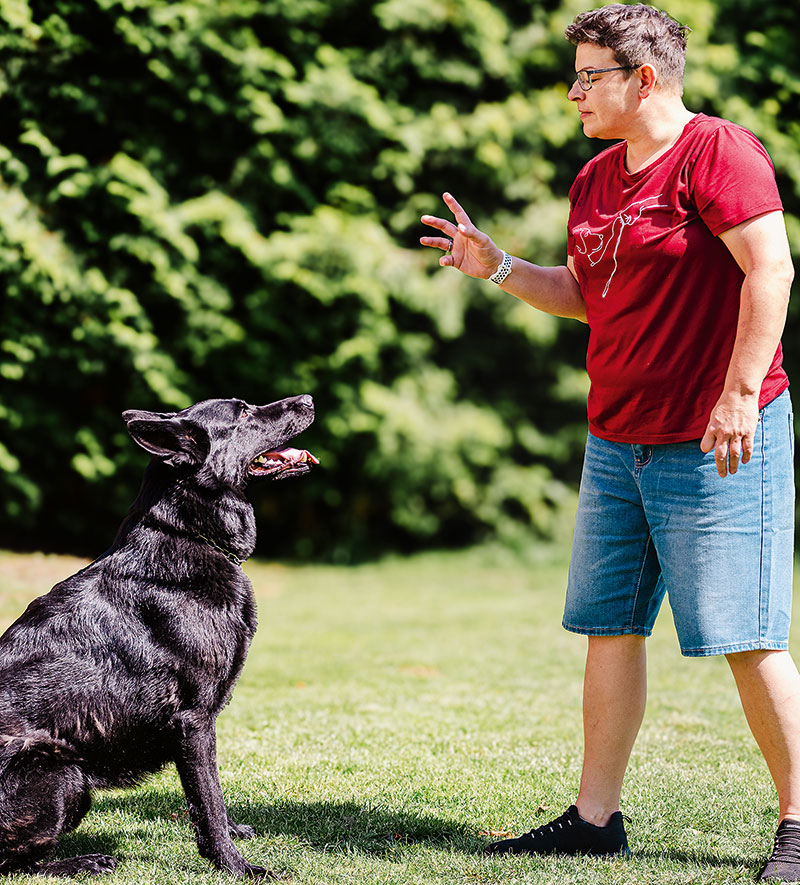 Foto von Yvonne Schwall von der Firma Bunte Hunde Falkensee