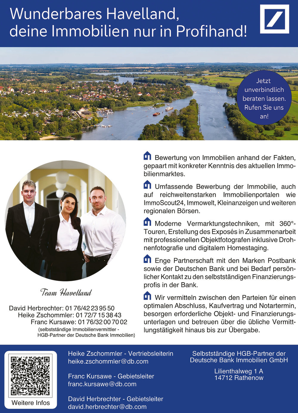 Foto von der Firma Selbstständige HGB-Partner der Deutsche Bank Immobilien GmbH Foto von der Firma Selbstständige HGB-Partner der Deutsche Bank Immobilien GmbH