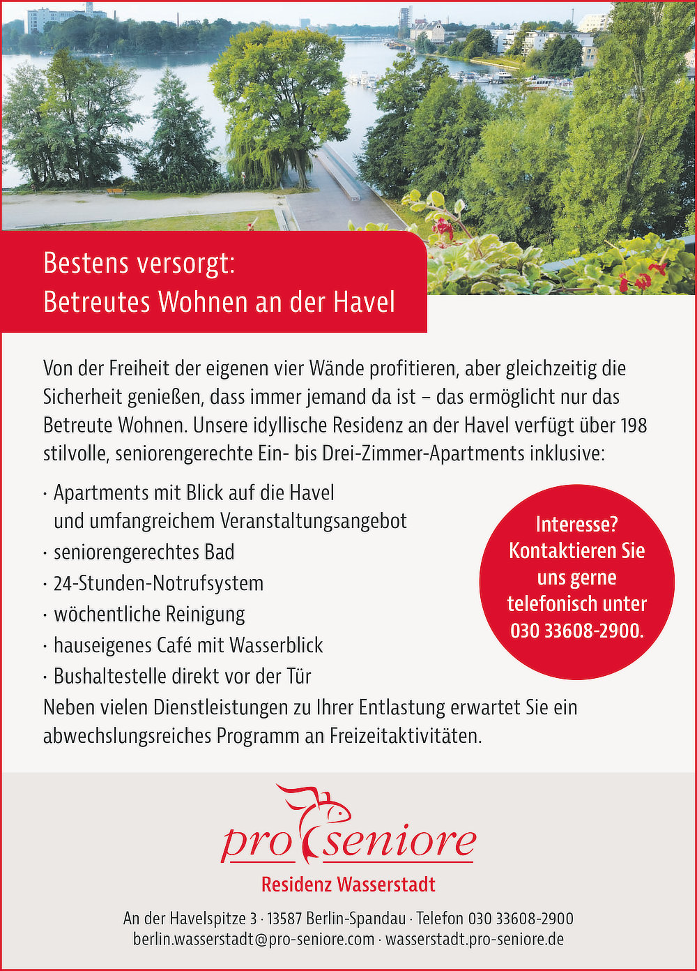 Foto von Stephanie Schulze von der Firma Pro Seniore Residenz Wasserstadt Foto von Stephanie Schulze von der Firma Pro Seniore Residenz Wasserstadt