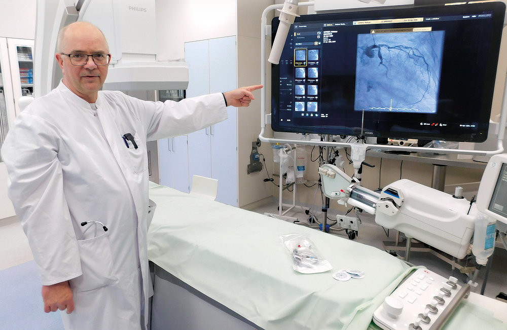 Foto von Prof. Dr. Martin Stockburger und Leiter der Kardiologie von der Firma Havelland Kliniken GmbH (Kardiologie) Foto von Prof. Dr. Martin Stockburger und Leiter der Kardiologie von der Firma Havelland Kliniken GmbH (Kardiologie)