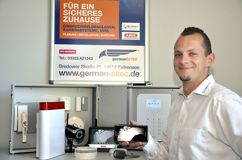 Foto von Christian Hecht von der Firma German Sitec, Alarm- und Sicherheitstechnik
