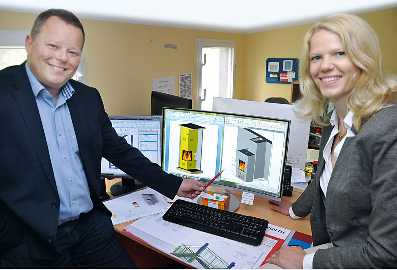 Foto von Katharina Kusch und Sven Kusch von der Firma ASETEC, Abgas-, Schallschutz- und Energietechnik GmbH