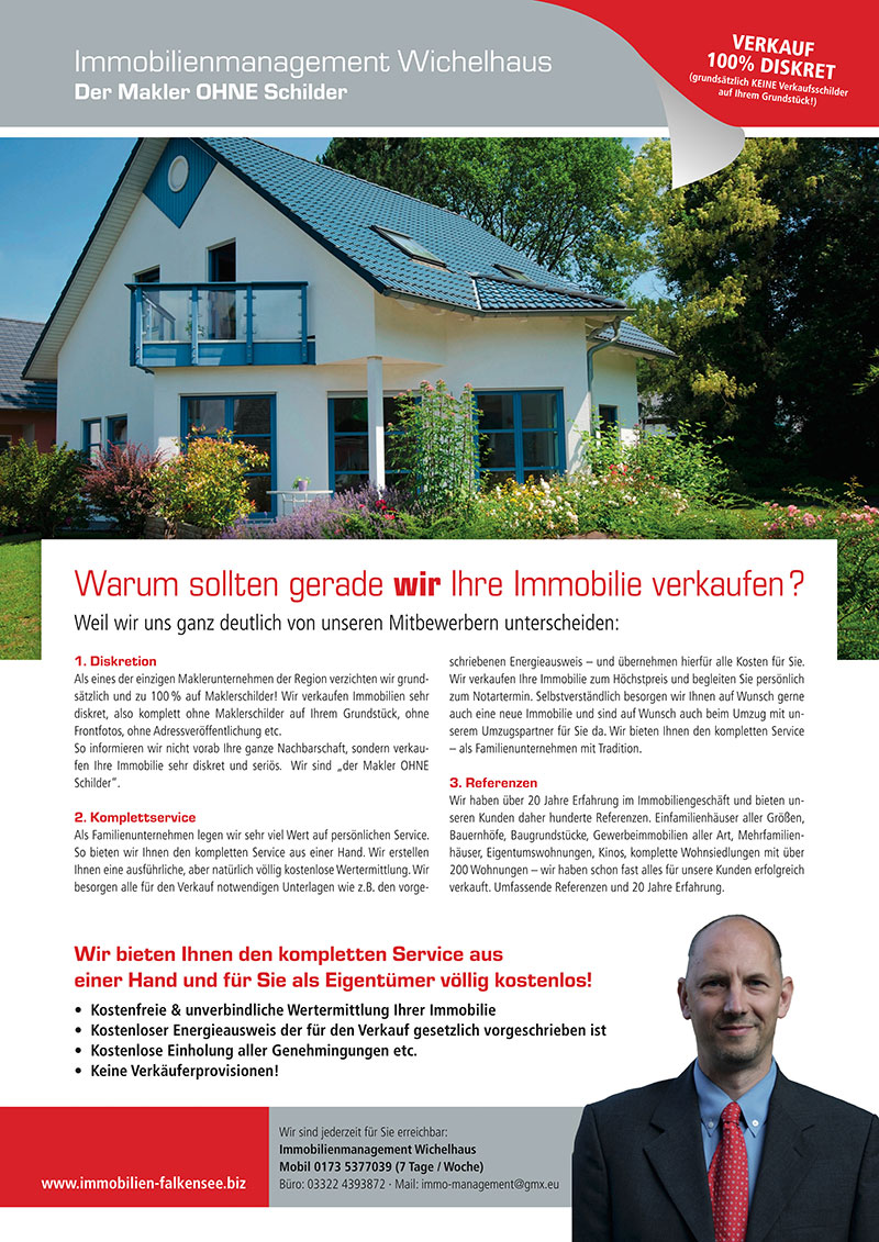 Foto von Joachim Wichelhaus von der Firma Immobilienmanagement Wichelhaus