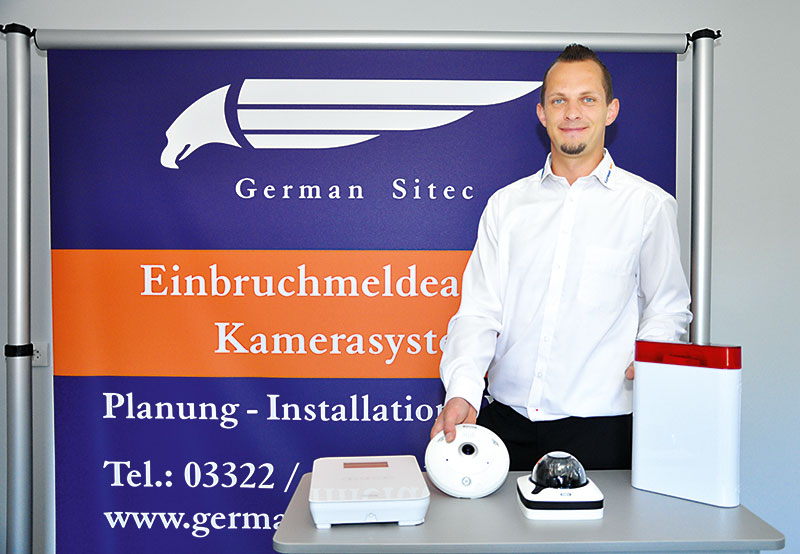 Foto von Christian Hecht von der Firma German Sitec Alarm- und Sicherheitstechnik