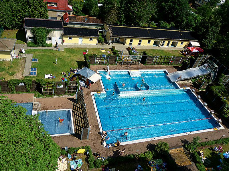 Foto von Dirk Albrecht und Ralf Haase von der Firma gegefa Waldbad GmbH