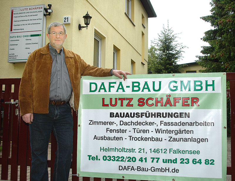 Foto von Lutz Schäfer von der Firma Dafa-Bau GmbH