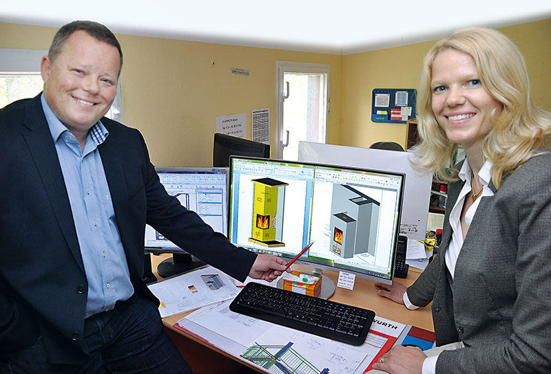 Foto von Katharina Kusch und Sven Kusch von der Firma ASETEC Abgas-, Schallschutz- und Energietechnik GmbH