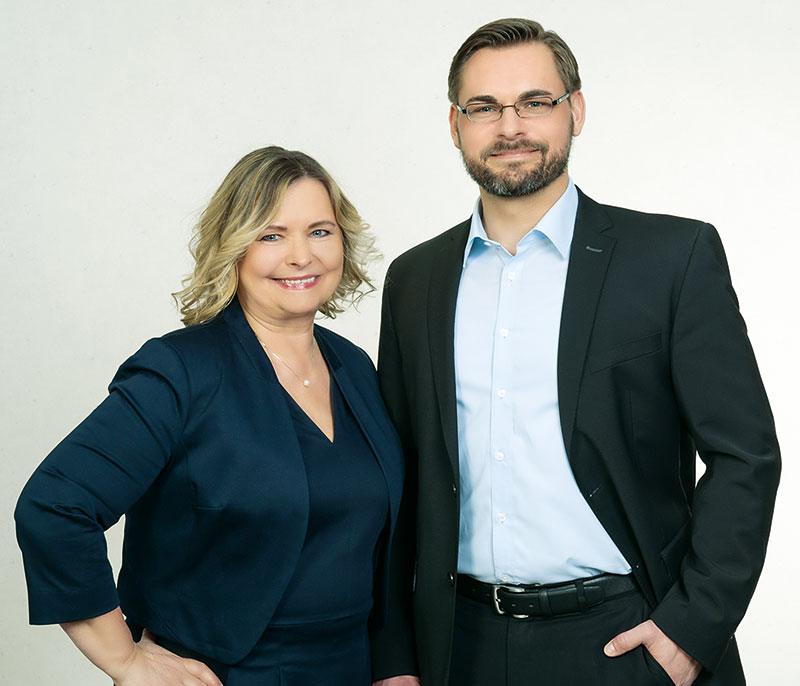 Foto von Verita Kühnel und Maximilian Kühnel von der Firma Kühnel Immobilien