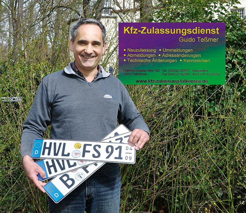 Foto von Guido Teßmer von der Firma Kfz-Zulassungsdienst