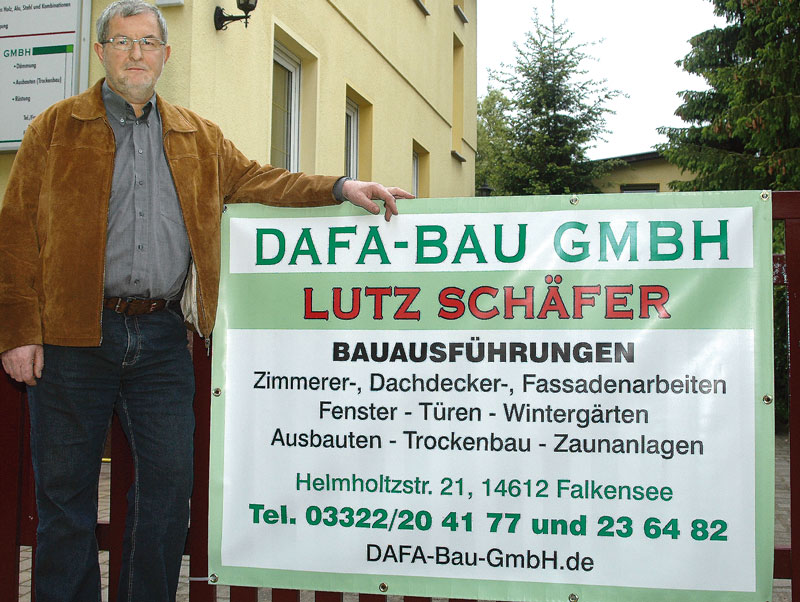 Foto von Lutz Schäfer von der Firma Dafa Bau GmbH