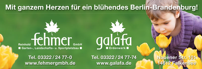 Foto von Helmut Querhammer und Karsten Fehmer und Gundula Fehmer von der Firma GALAFA Garten-und Landschaftsbau GmbH Falkensee