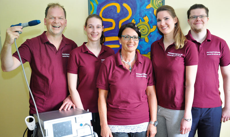 Foto von Heike Bluhm und Andreas Herrmann von der Firma HB Physiotherapie Falkensee GmbH