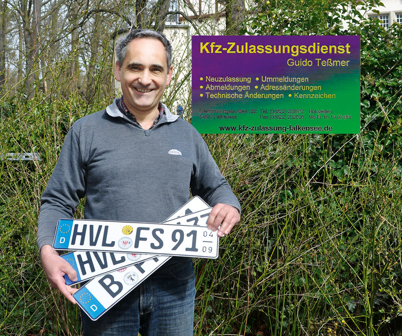 Foto von Guido Teßmer von der Firma Kfz-Zulassungsdienst Guido Teßmer