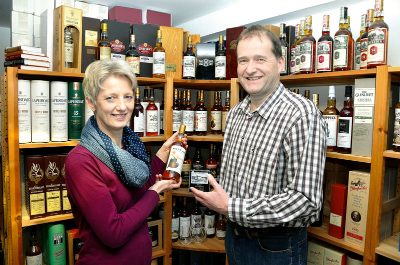 Foto von Doris Debbeler und Herbert Debbeler von der Firma Whisky-Doris, Versandhandel