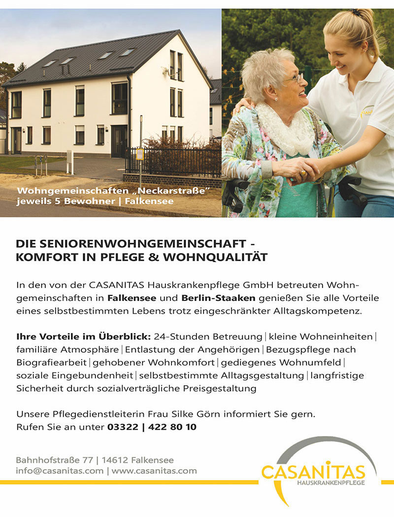 Foto von Silke Görn von der Firma CASANITAS Hauskrankenpflege GmbH