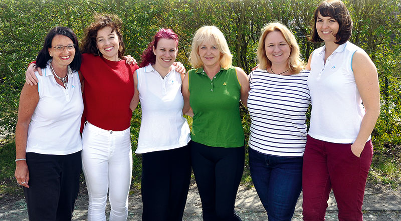 Foto von Heike Bluhm und Jacqueline Camamile von der Firma Gesundheit in Falkensee