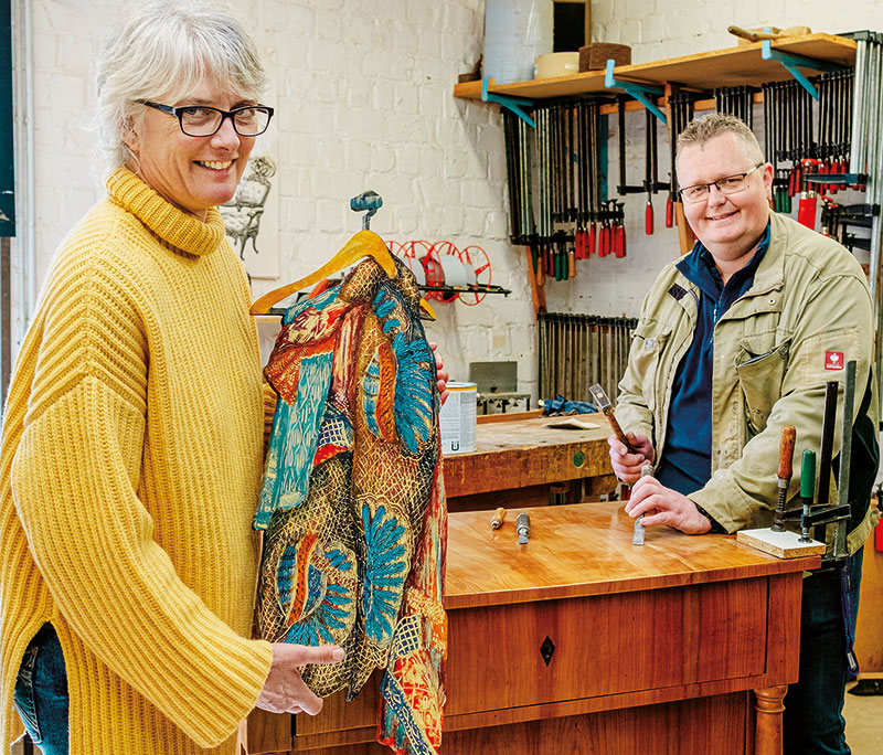 Foto von Gregor Chmielewski von der Firma Restaurierungswerkstatt Paul Bell