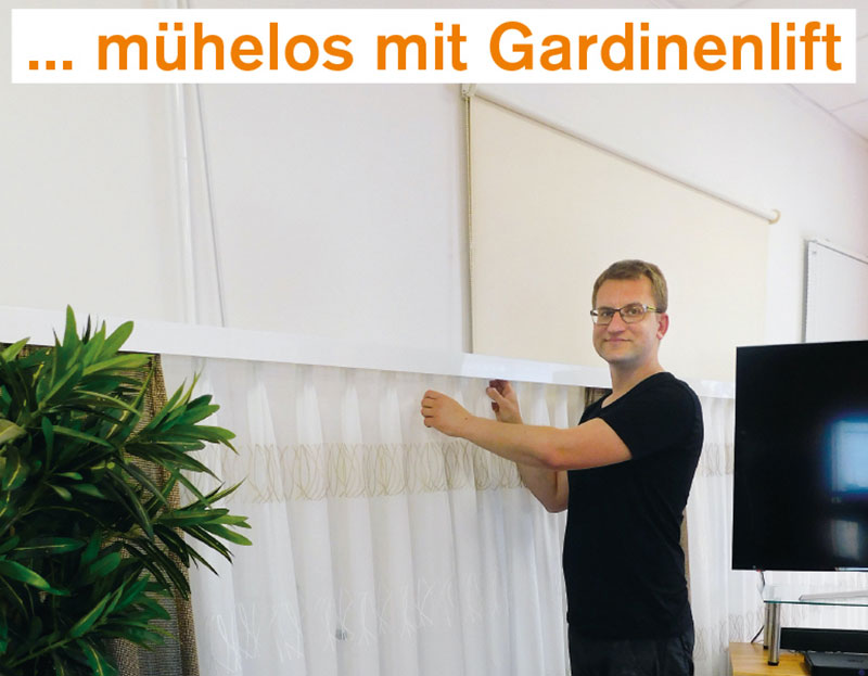 Foto von Peter Biberger von der Firma Gardinenlift-Center