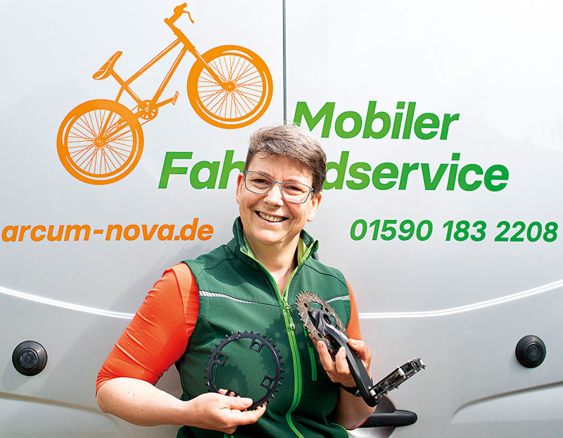 Foto von Michaela Mocke von der Firma Mobiler Fahrradservice