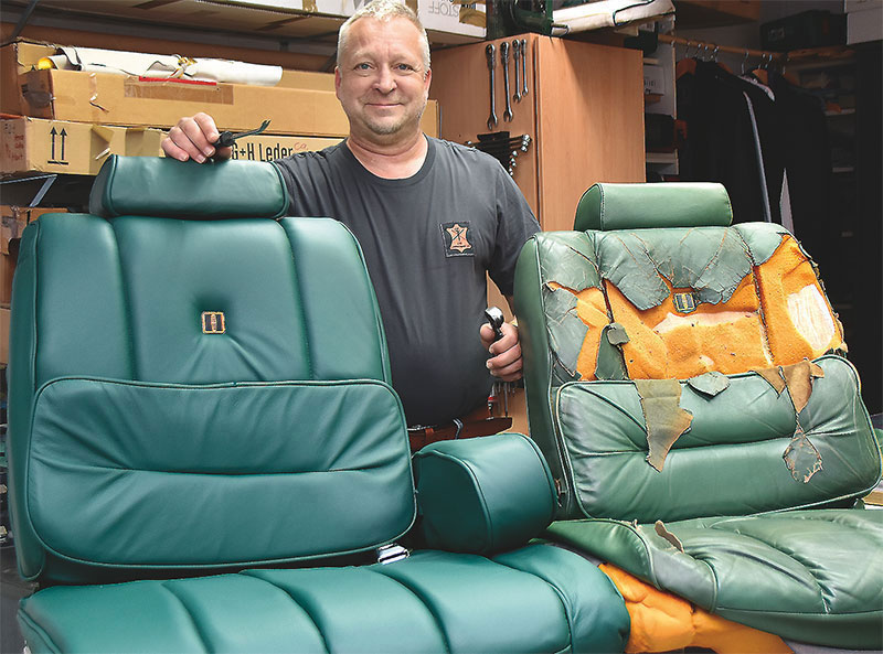 Foto von Jörg Weise von der Firma Lederrepair 24; Rüdersdorf Foto von Jörg Weise von der Firma Lederrepair 24; Rüdersdorf
