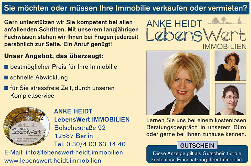 Foto von Anke Heidt von der Firma ANKE HEIDT LebensWert IMMOBILIEN Foto von Anke Heidt von der Firma ANKE HEIDT LebensWert IMMOBILIEN