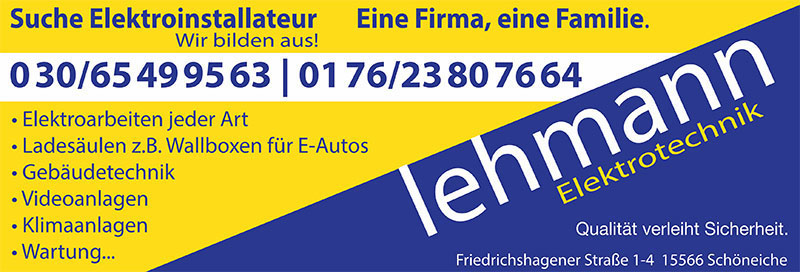 Foto von Udo Lehmann von der Firma lehmann Elektrotechnik Foto von Udo Lehmann von der Firma lehmann Elektrotechnik