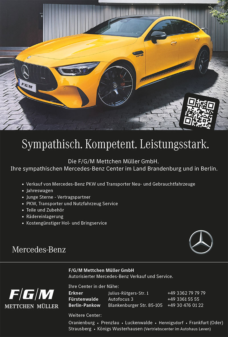 Foto von Frank Mettchen von der Firma F/G/M Mettchen Müller GmbH; Berlin-Pankow Foto von Frank Mettchen von der Firma F/G/M Mettchen Müller GmbH; Berlin-Pankow
