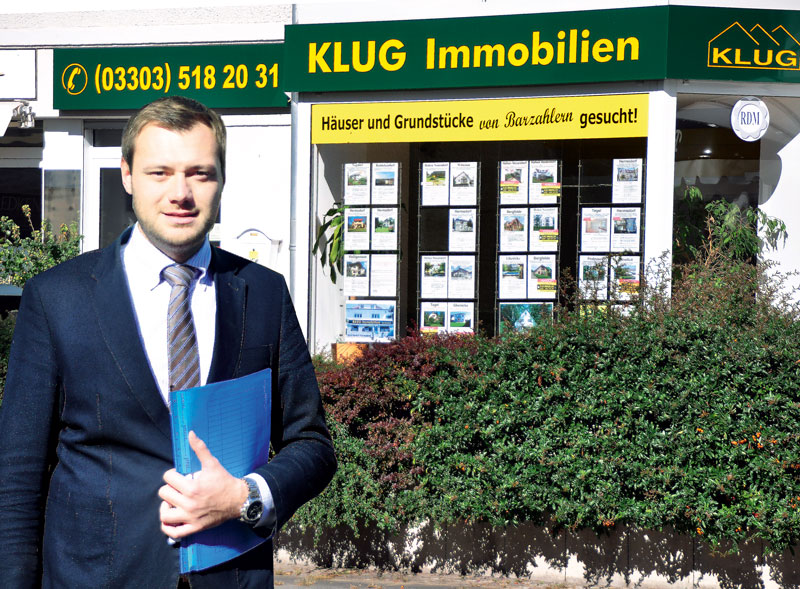 Foto von Sebastian Klug und Horst Klug und Michael Meyer von der Firma Klug Immobilien GmbH