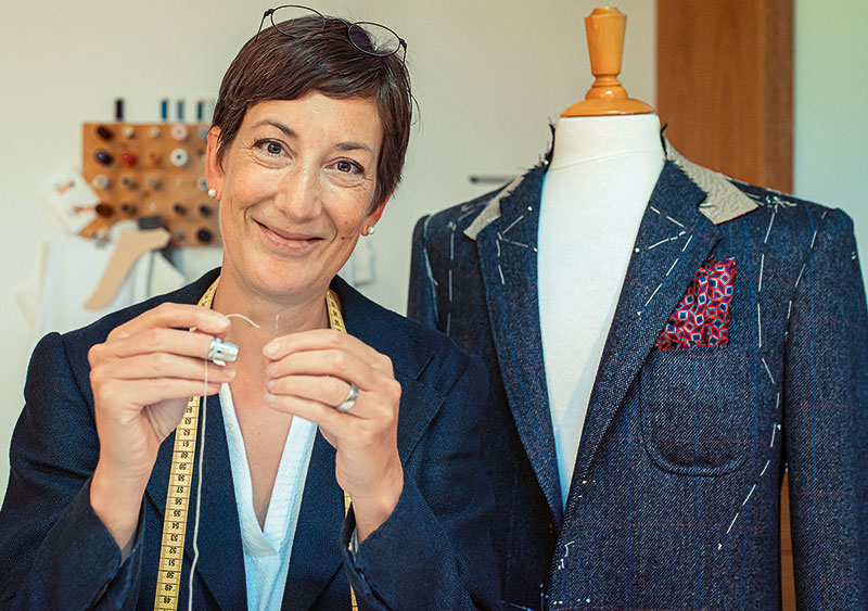 Foto von Kathrin Emmer von der Firma Handgefertigte Maßanzüge