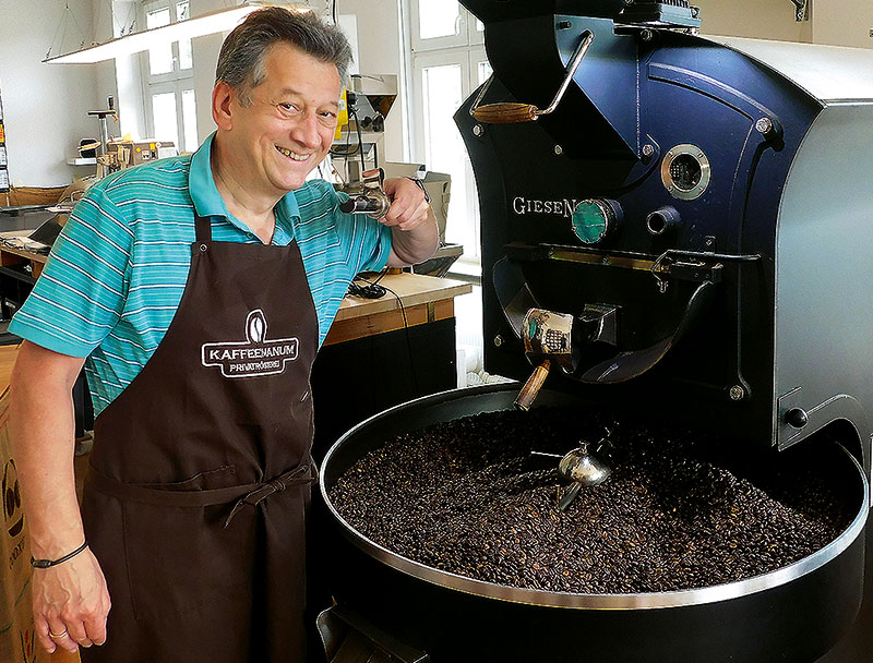 Foto von Volker Behrendt von der Firma KAFFEEMANUM – Privatrösterei Volker Behrendt