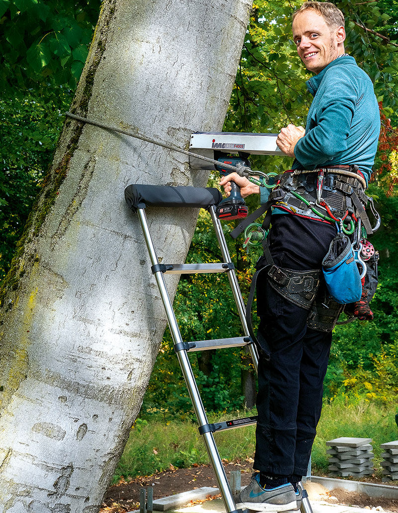 Foto von Jannis Böttcher von der Firma Treeletics Baumpflege