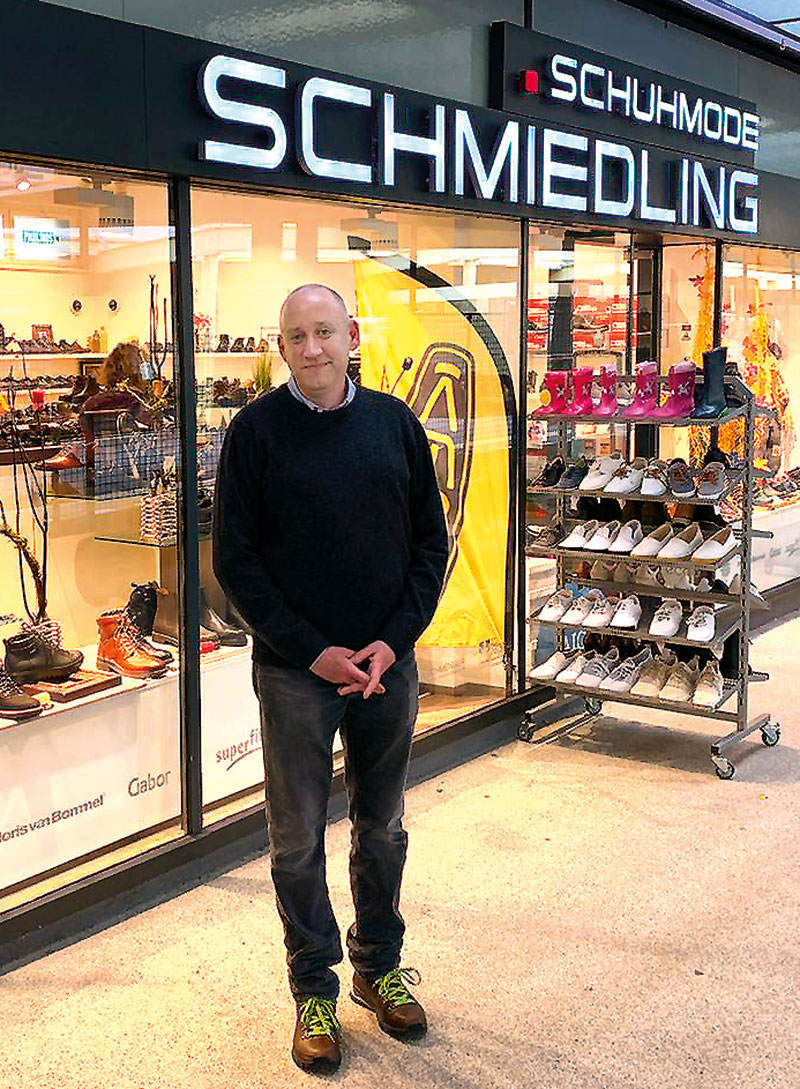 Foto von Andreas Schmiedling von der Firma Schuhmode Schmiedling