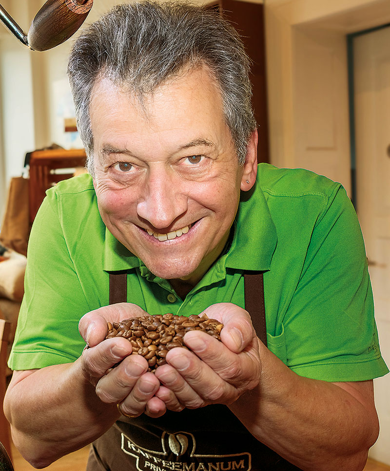 Foto von Volker Behrendt von der Firma Kaffeemanum – Privatrösterei