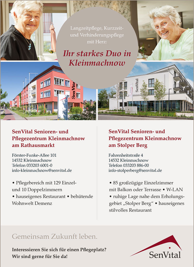Foto von Thomas Matthews-Hirsch von der Firma SenVital Senioren- und Pflegezentrum Kleinmachnow am Stolper Berg
