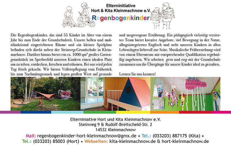 Foto von der Firma Elterninitiative Hort und Kita Kleinmachnow e.V.; Rudolf Breitscheid Straße