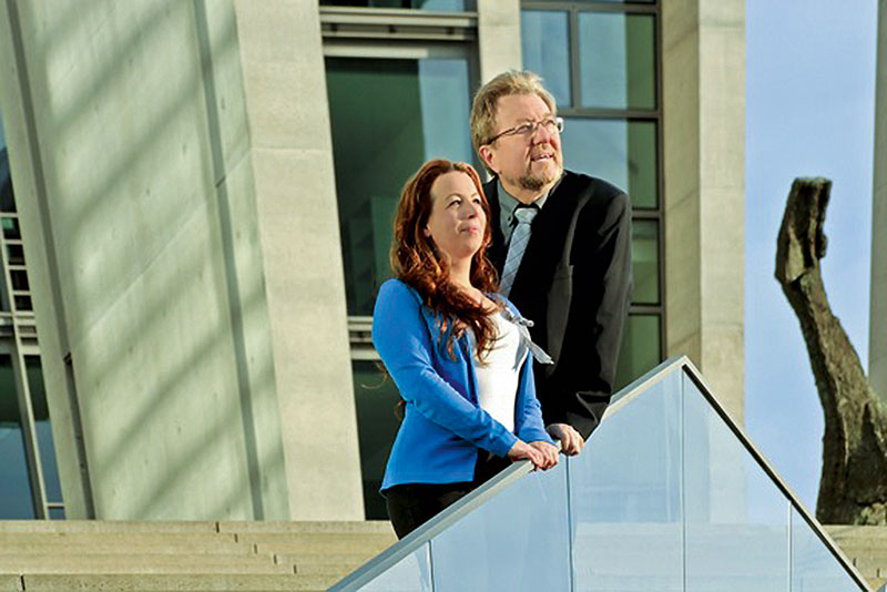 Foto von Sandra Raschke und Jörg Wild von der Firma Berliner Volksbank Immobilien GmbH