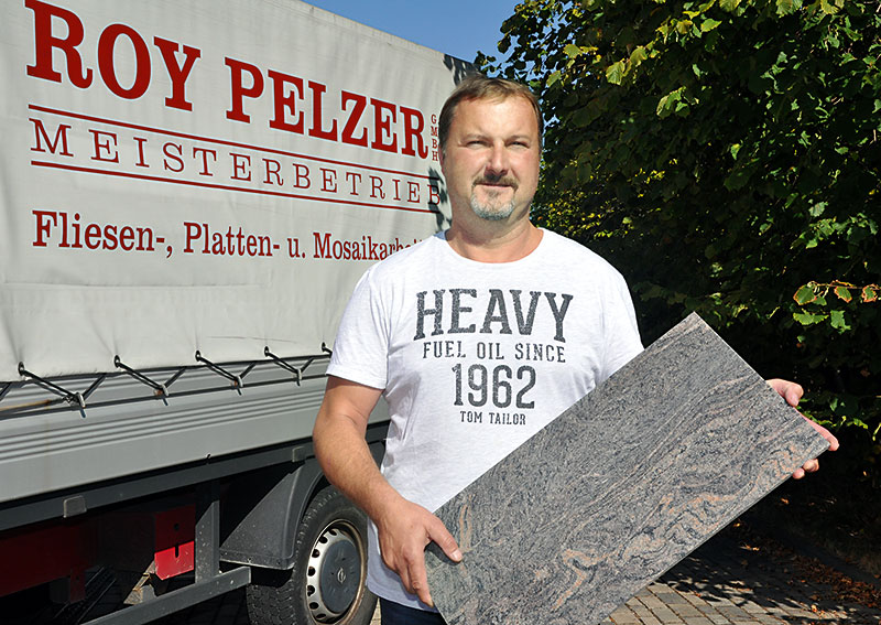 Foto von Roy Pelzer von der Firma Roy Pelzer GmbH, Meisterbetrieb des Fliesenlegerhandwerks